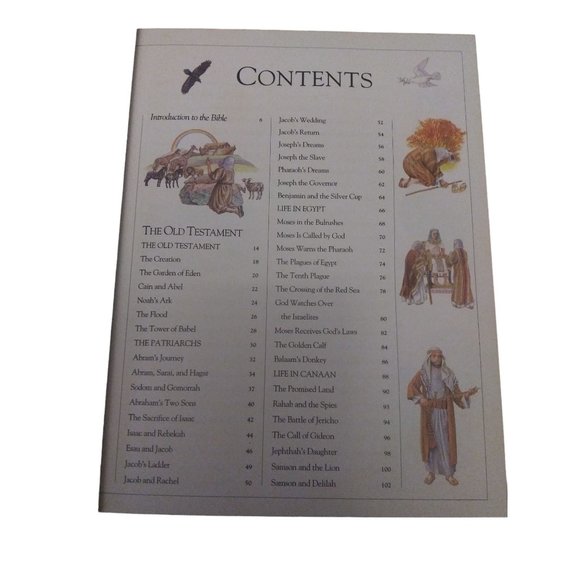 VTG The Children's Illustrated Bible Dorling Kindersley 1994 Child Bible - Picture 7 of 12